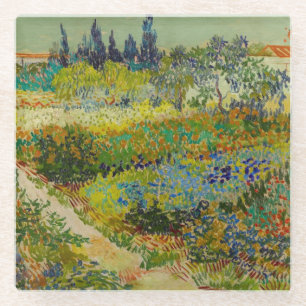 Vincent Van Gogh Garden at Arles Glasuntersetzer