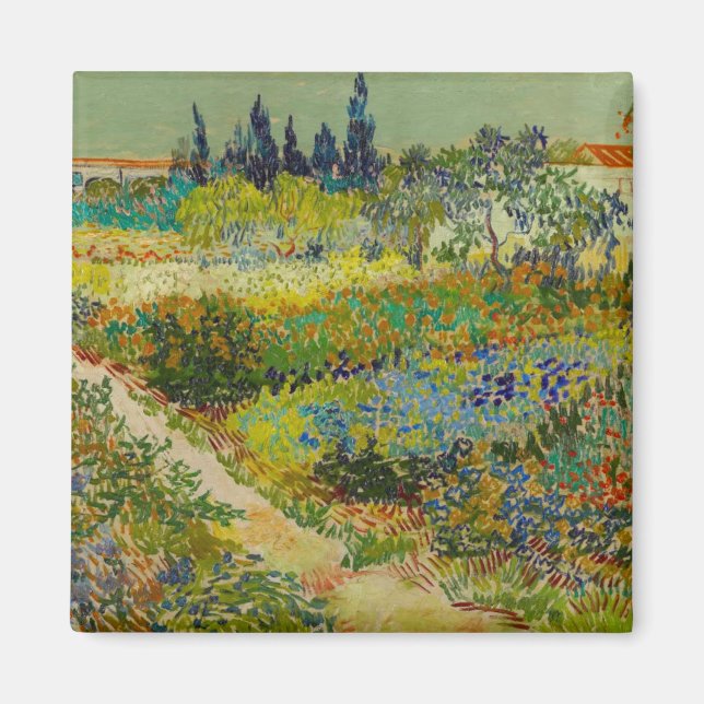 Vincent Van Gogh Garden at Arles Magnet (Vorne)