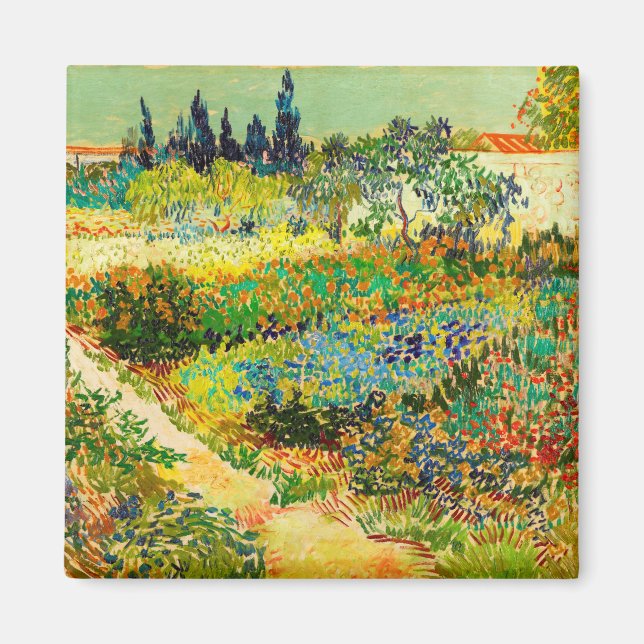 Vincent Van Gogh Garden at Arles Magnet (Vorne)