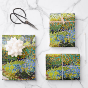 Vincent van Gogh Garden at Arles Poster Geschenkpapier Set