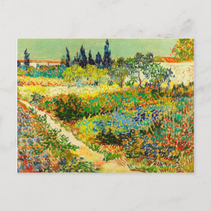 Vincent Van Gogh Garden at Arles Postkarte