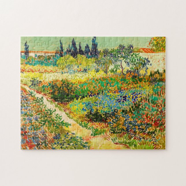 Vincent Van Gogh Garden at Arles Puzzle (Horizontal)
