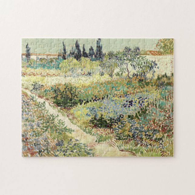 Vincent Van Gogh Garden at Arles Puzzle (Horizontal)