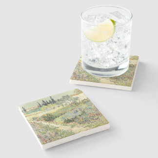 Vincent Van Gogh Garden in Arles 1888 Steinuntersetzer