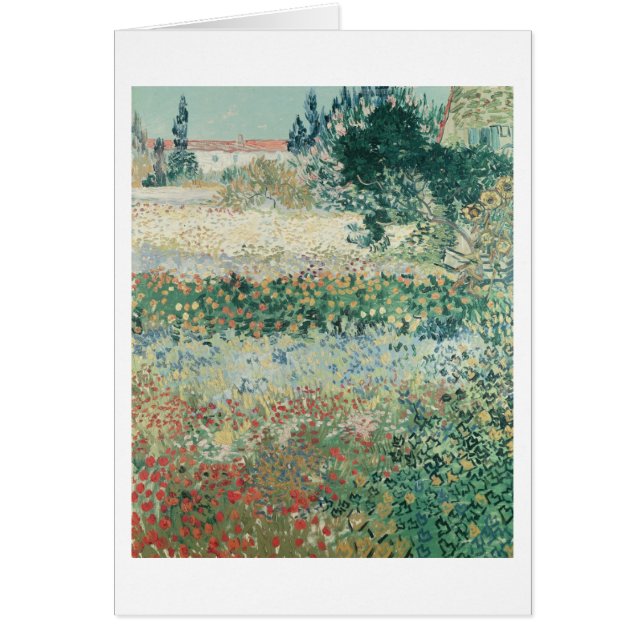 Vincent van Gogh Garden in Bloom, 1888 (Vorne)