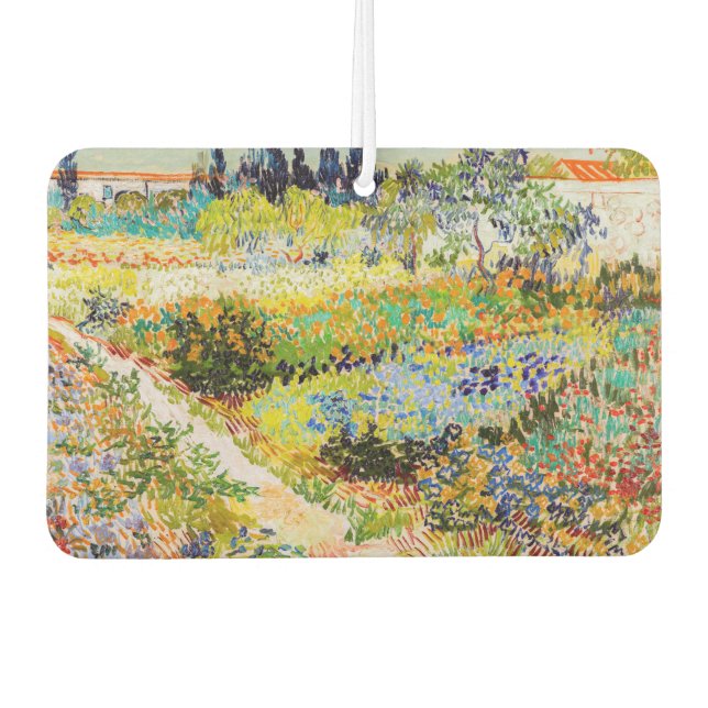 Vincent van Gogh - Garten bei Arles Autolufterfrischer (Vorderseite)