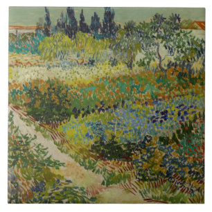 Vincent van Gogh - Garten bei Arles Fliese