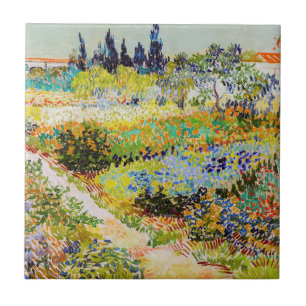 Vincent van Gogh - Garten bei Arles Fliese