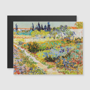 Vincent van Gogh - Garten bei Arles Magnetkarte