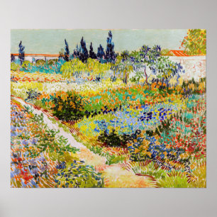 Vincent van Gogh - Garten bei Arles Poster