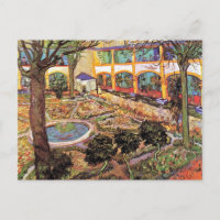 Vincent Van Gogh - Garten des Hospitals in Arles