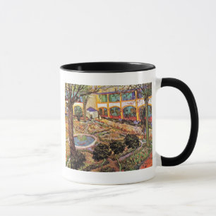 Vincent Van Gogh - Garten des Krankenhauses in Arl Tasse