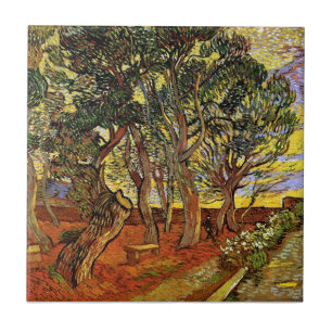 Vincent Van Gogh - Garten des St. Paul Hospital Fliese