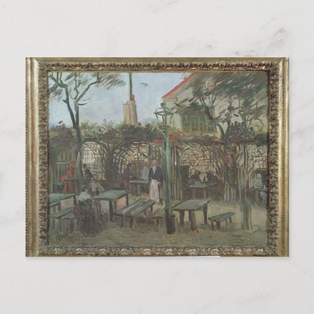 Vincent van Gogh | Garten im Montmartre Postkarte (Vorderseite)