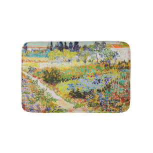 Vincent van Gogh - Garten in Arles Badematte