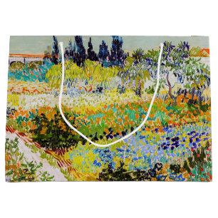 Vincent van Gogh - Garten in Arles Große Geschenktüte