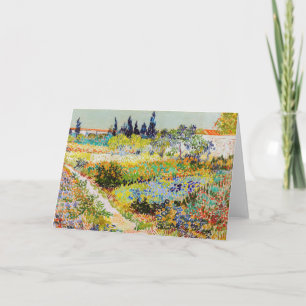 Vincent van Gogh - Garten in Arles Karte