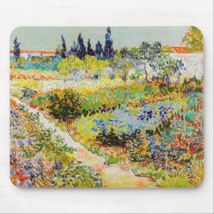 Vincent van Gogh - Garten in Arles Mousepad
