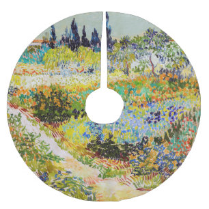 Vincent van Gogh - Garten in Arles Polyester Weihnachtsbaumdecke