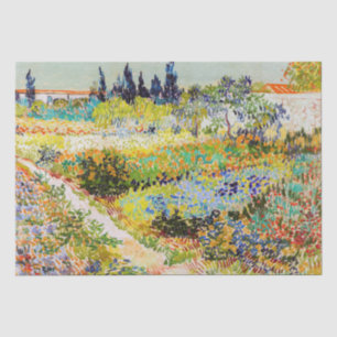 Vincent van Gogh - Garten in Arles Seidenpapier