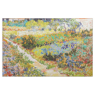Vincent van Gogh - Garten in Arles Stoff