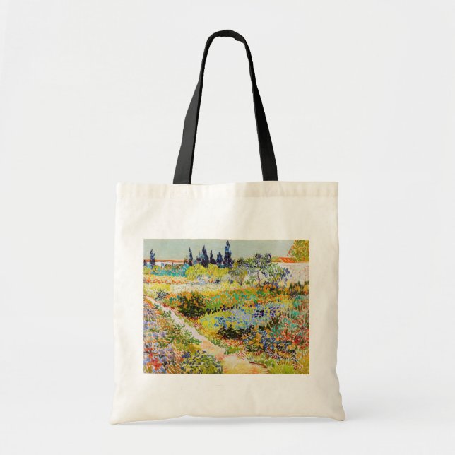 Vincent van Gogh - Garten in Arles Tragetasche (Vorne)