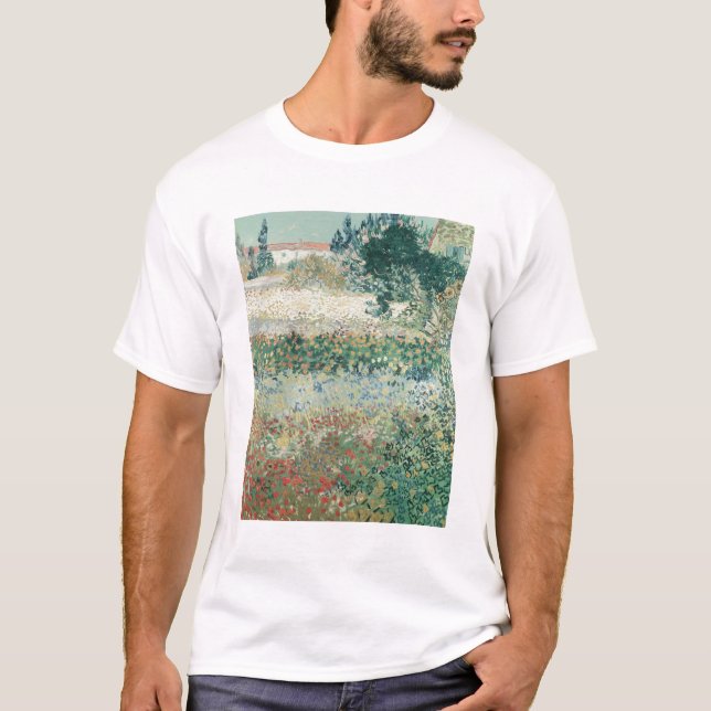 Vincent van Gogh | Garten in Bloom, Arles, 1888 T-Shirt (Vorderseite)