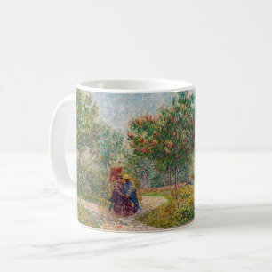 Vincent van Gogh - Garten in Montmarte mit Liebend Kaffeetasse