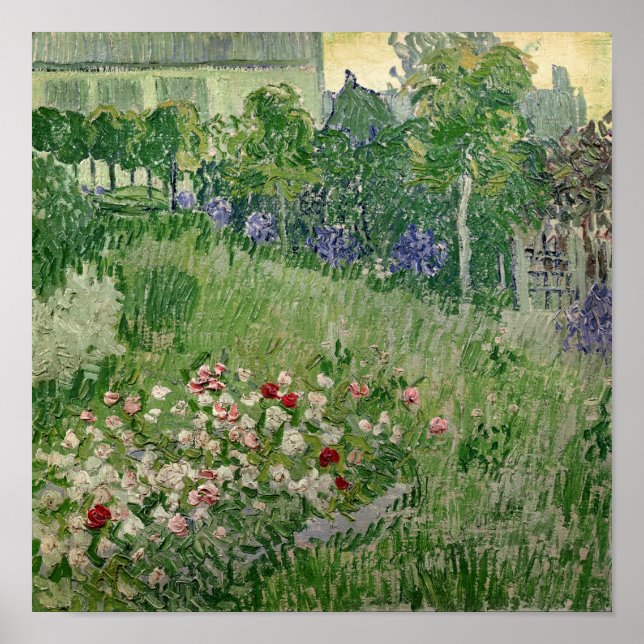 Vincent van Gogh | Garten von Daubigny, 1890 Poster (Vorne)