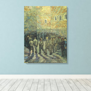 Vincent van Gogh - Gefangene beim Hofgang Leinwanddruck