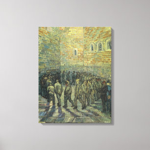 Vincent van Gogh - Gefangene beim Hofgang Leinwanddruck