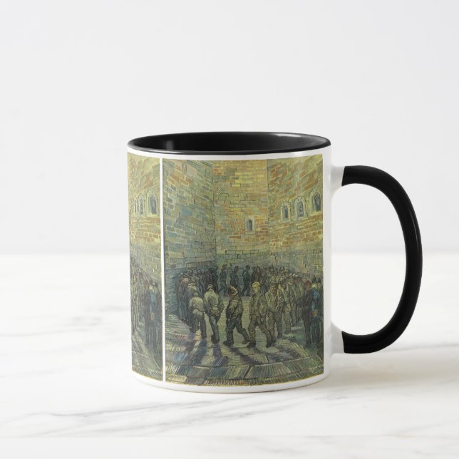 Vincent van Gogh - Gefangene, die Sport treiben Tasse (Rechts)