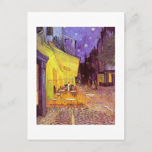 Vincent Van Gogh Gemälde: Van Gogh Cafe Postkarte
