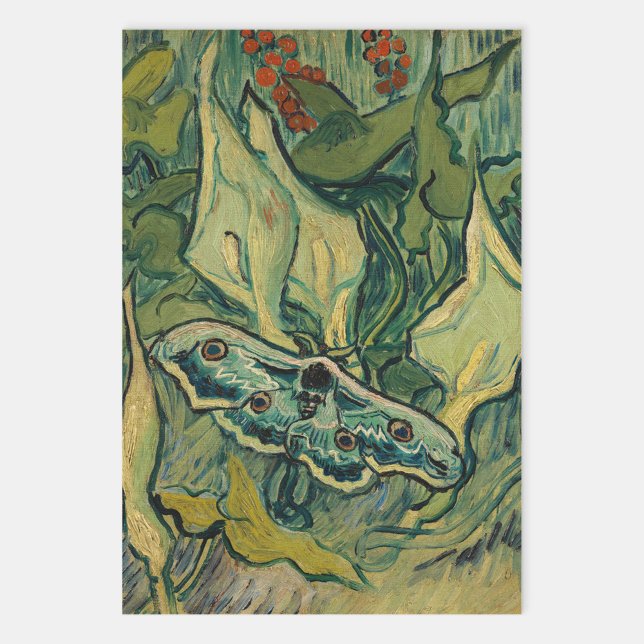 Vincent van Gogh - Giant Peacock Moth Geschenkpapier Set (Von Creator hochgeladen)