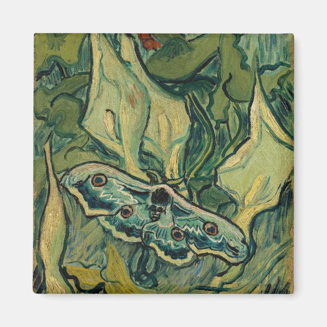 Vincent van Gogh - Giant Peacock Moth Magnet (Vorne)