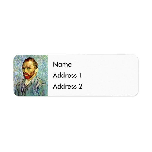 Vincent Van Gogh - Green Self-Portrait Fine Art (Vorne)