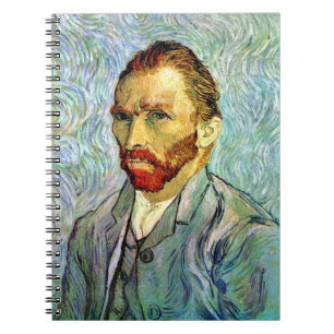 Vincent Van Gogh - Green Self-Portrait Fine Art Notizblock