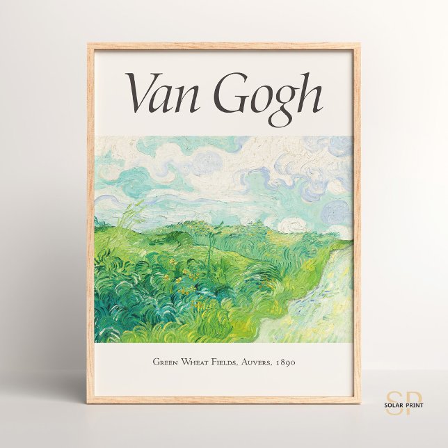 Vincent van Gogh Green Wheat Fields Art Print Poster (Von Creator hochgeladen)