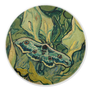 Vincent van Gogh - Großer Pfauenspinner Keramikknauf
