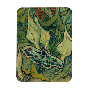 Vincent van Gogh - Großer Pfauenspinner Magnet