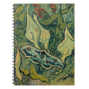 Vincent van Gogh - Großer Pfauenspinner Notizblock