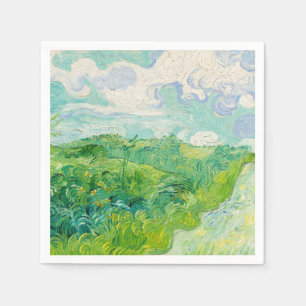 Vincent van Gogh - Grüne Weizenfelder, Auvers Serviette