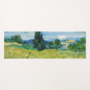 Vincent van Gogh - Grüne Weizenfelder mit Zypresse Yogamatte