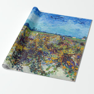 Vincent van Gogh - Grüner Weinberg Geschenkpapier