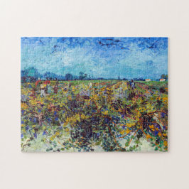 Vincent van Gogh - Grüner Weinberg Puzzle