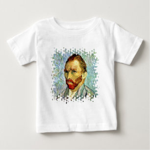 Vincent Van Gogh - Grünes Selbstporträt Fine Art Baby T-shirt