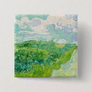 Vincent van Gogh - Grünes Weizenfeld, Auvers Button