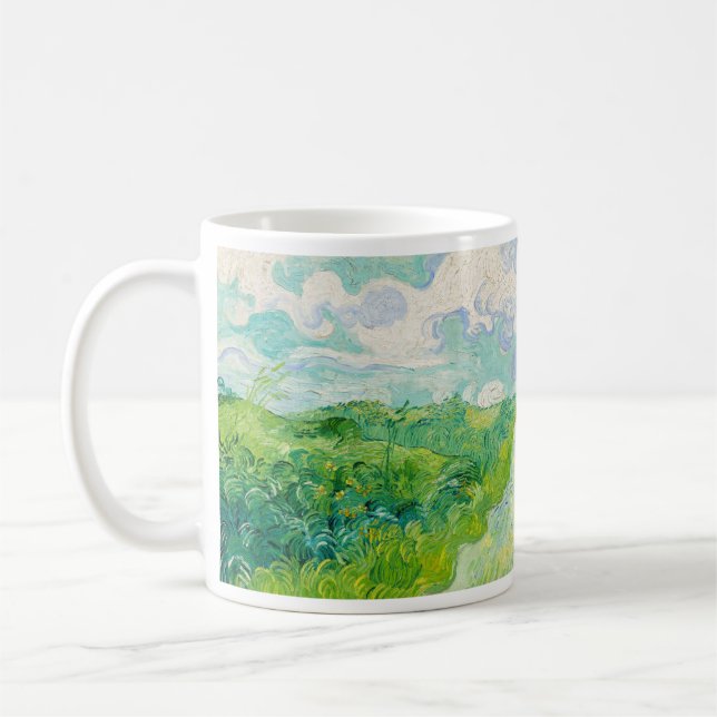 Vincent van Gogh - Grünes Weizenfeld, Auvers Kaffeetasse (Links)