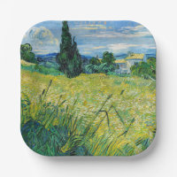 Vincent van Gogh - Grünes Weizenfeld mit Cypress