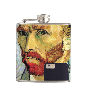 Vincent Van Gogh Handy Selfie Selbstportrait Flachmann